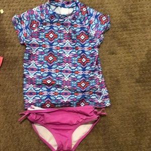Gymboree 2 piece size 5-6 bathing suit